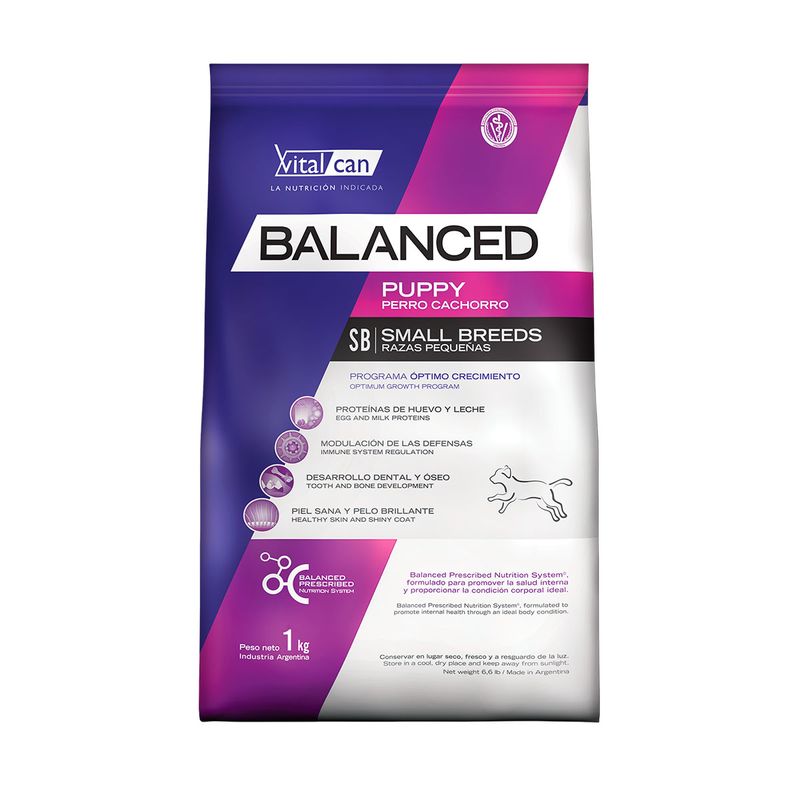Balanced-Perro-Cachorro-Raza-Pequeña-x-1kg