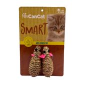Juguete para Gato CanCat Dúo Ratón Hilo 7cm