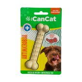 Juguete para Perro CanCat Antimicrobial Hueso Goma Pollo 10cm