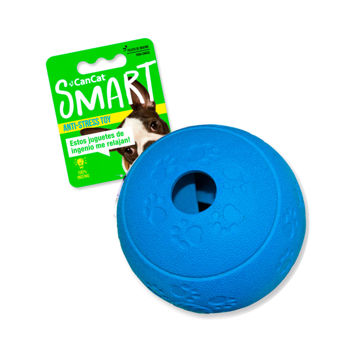 Juguete para Perro CanCat Smart Pelota Contenedora de Alimentos Grande PetBA