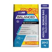 Alimento VitalCan Balanced Perro Adulto Raza Mediana Bonus Bag x 20kg + 2kg