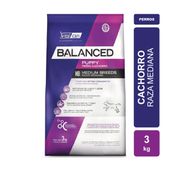 Alimento VitalCan Balanced Perro Cachorro Raza Mediana x 3kg