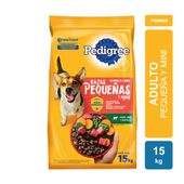 Alimento Pedigree Perro Adulto Raza Pequeña x 15kg