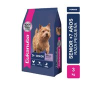 Alimento Eukanuba Perro Senior Raza Pequeña x 3kg