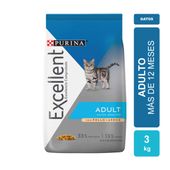 Alimento Purina Excellent Gato Adulto sabor Pollo x 3kg