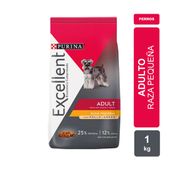 Alimento Purina Excellent  Perro Adulto Raza Pequeña sabor Pollo x 1kg