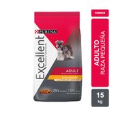 Alimento Purina Excellent Perro Adulto Raza Pequeña sabor Pollo y Arroz x 15kg