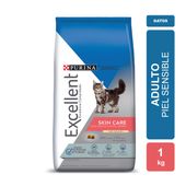 Alimento Purina Excellent Cat Adulto Skin Care sabor Salmón x 1kg