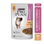 Alimento Húmedo Purina Pro Plan Gato Adulto Esterilizado sabor Pollo x 85gr
