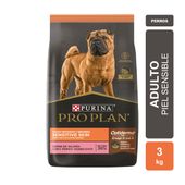 Alimento Purina Pro Plan Perro Adulto Sensitive Skin Raza Mediana y Grande x 3kg