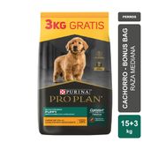 Alimento Purina Pro Plan Perro Puppy Raza Mediana Bonus Bag x 15kg + 3kg