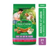 Alimento Purina Dog Chow Adulto 7+ Longevidad Todos los tamaños sin Colorante x 21kg
