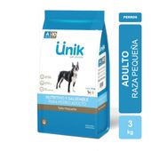 Alimento Unik Perro Adulto Raza Pequeña x 3kg