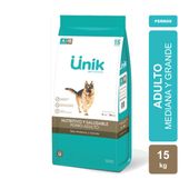 Alimento Unik Premium Perro Adulto Raza Mediana y Grande x 15kg