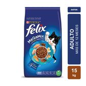 Alimento Purina Felix Adulto Megamix Gato Adulto x 15kg