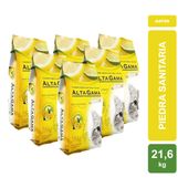 Piedras Sanitarias Absorsol Alta Gama Limón x 3.6 kg Pack Familiar x 6 unidades