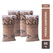 Madera Sanitaria Poopy Pets x 15 kg Pack Familiar x 4 unidades