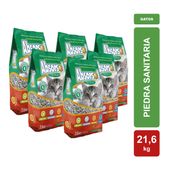 Piedra Sanitaria Absorsol Premium PACK FAMILIAR - 6 paquetes de 3.6 kg. C/U -