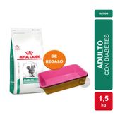 Alimento Royal Canin Gato Diabetic x 1,5kg + BANDEJA SANITARIA DE REGALO (VARIOS COLORES)
