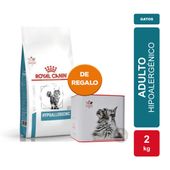 Alimento Royal Canin Gato Hypoallergenic x 2kg  + LATA ROYAL CANIN DE REGALO