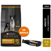 Alimento Purina Pro Plan Perro Adulto Reduced Calorie Raza Pequeña x 7,5kg + COLLAR DE REGALO