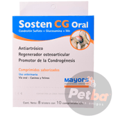 Medicamento Mayors Sosten CG Oral Perro blister x 10 comprimidos -FARMACIA-