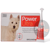 Pipeta Brouwer Power Ultra Perro x 5kg a 10kg -Farmacia-