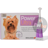 Pipeta Brouwer Power Ultra Perro x 2kg a 4kg -Farmacia-