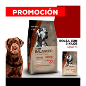 Alimento VitalCan Balanced Natural Recipe Perro Adulto con Cordero todos los tamaños x 15kg + 3kg BONUS BAG
