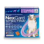 Pulguicida Nexgard Spectra Comprimido Perro x 15kg a 30kg -Farmacia-
