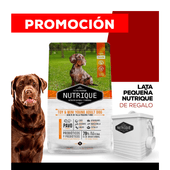 Alimento VitalCan Nutrique Perro Adulto Raza Pequeña y Mini x 3kg + TACHO CONTENEDOR CHICO DE REGALO