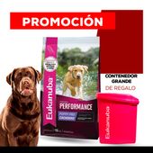 Alimento Eukanuba Perro Puppy Performance Pro x 15kg + TACHO GRANDE EUKANUBA DE REGALO