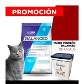 Alimento VitalCan Balanced Gato Adulto x 7,5kg + TACHO PEQUEÑO BALANCED DE REGALO