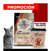 Alimento VitalCan Balanced Natural Recipe Gato Adulto con Cordero Patagónico x 15 kg + TACHO GRANDE BALANCED DE REGALO