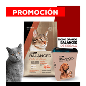 Alimento VitalCan Balanced Natural Recipe Gato Adulto con Trucha Patagonica x 15 kg + TACHO GRANDE BALANCED DE REGALO
