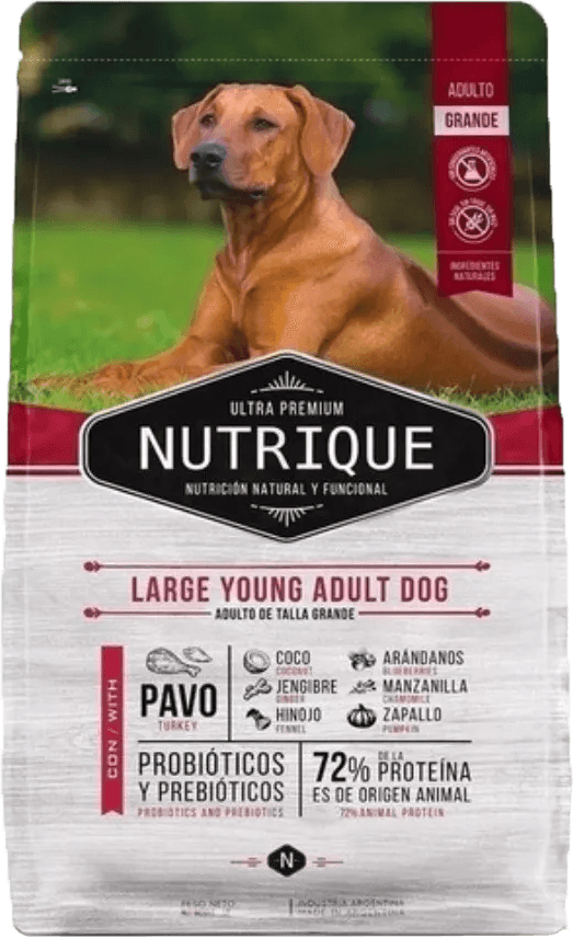 NUTRIQUE-PERRO-ADULTO-JOVEN-TALLA-GRANDE-PAVO