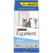 Alimento Purina Excellent Gato Adulto x 15kg + 3kg BONUS BAG