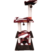 Rascador para Gatos Jack & Guada Modelo Oliver cuádruple con cubo