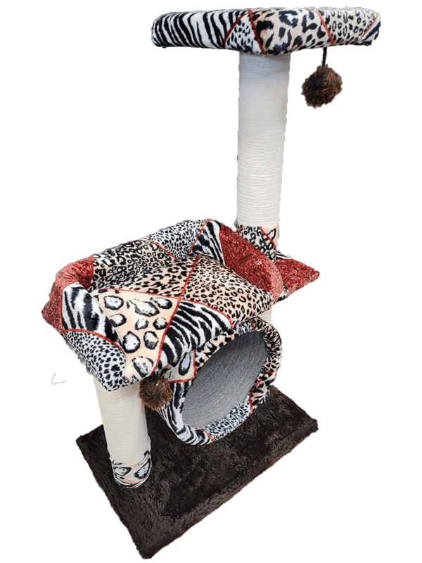 Rascador-para-Gatos-Jack---Guada-Modelo-Jinks-triple-con-cilindro