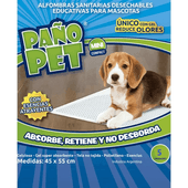 Paño Educativo Alfombra Master Pet Mini X 10 Unidades 45 x 55 cm