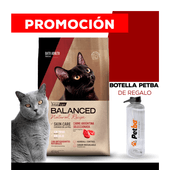 Alimento VitalCan Balanced Natural Recipe Gato Adulto con Carne Argentina x 3 kg + BOTELLA PETBA DE REGALO