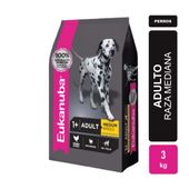 Alimento Eukanuba Perro Adulto Raza Mediana x 3kg
