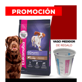 Alimento Eukanuba Perro Puppy Cordero x 15kg + VASO MEDIDOR EUKANUBA DE REGALO