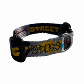 Collar Vital Fun Pets Rock Graffiti Perro Talles M-L
