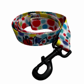Correa Vital Fun Pets Rock Dots Perro Talle M