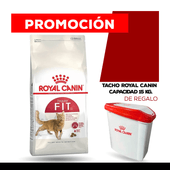Alimento Royal Canin Gato Fit 32 x 15kg + TACHO GRANDE ROYAL CANIN DE REGALO