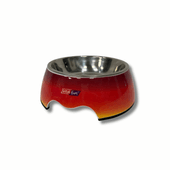 Bowl Comedero Geo Fluo Vital Fun Talle M
