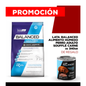 Alimento VitalCan Balanced Perro Adulto Raza Gigante x 20kg + Balanced Soufflé Perro Adulto Sabor Carne Lata x 340gr DE REGALO