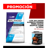 Alimento VitalCan Balanced Perro Adulto Raza Mediana x 20kg + Balanced Soufflé Perro Adulto Sabor Carne Lata x 340gr DE REGALO