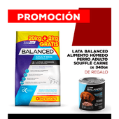 Alimento VitalCan Balanced Perro Adulto Raza Grande Bonus Bag x 20kg + 2kg + Balanced Soufflé Perro Adulto Sabor Carne Lata x 340gr DE REGALO